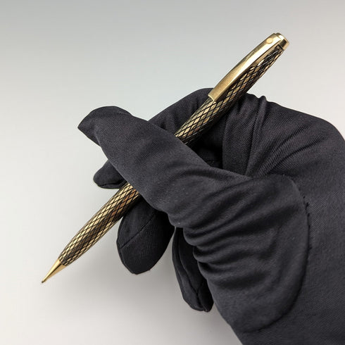 美國復古 Schafer 14K 鍍金自動鉛筆